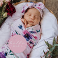 Load image into Gallery viewer, Snuggle Hunny Floral Kiss & Blossom Pink Reversible Milestone Cards