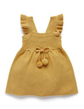 Load image into Gallery viewer, Purebaby Knitted Pinafore in Golden Melange