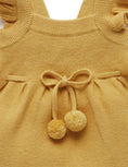 Load image into Gallery viewer, Purebaby Knitted Pinafore in Golden Melange