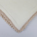 Load image into Gallery viewer, Sophie Super Soft Hand Knitted Baby Blanket - Cream/Camel