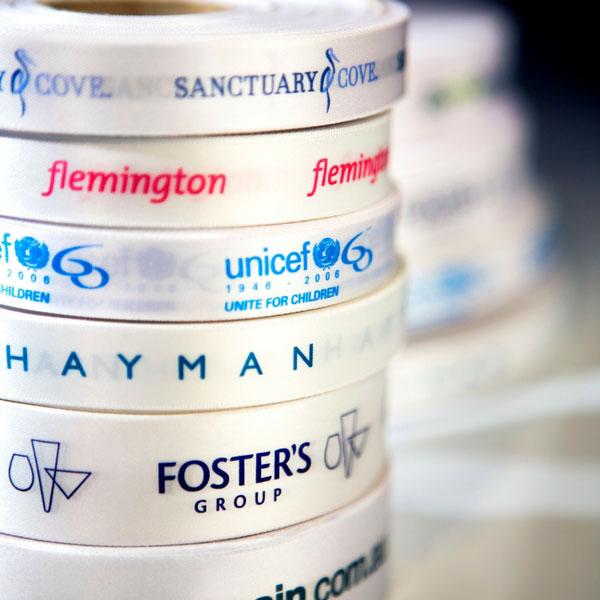 Branded ribbon