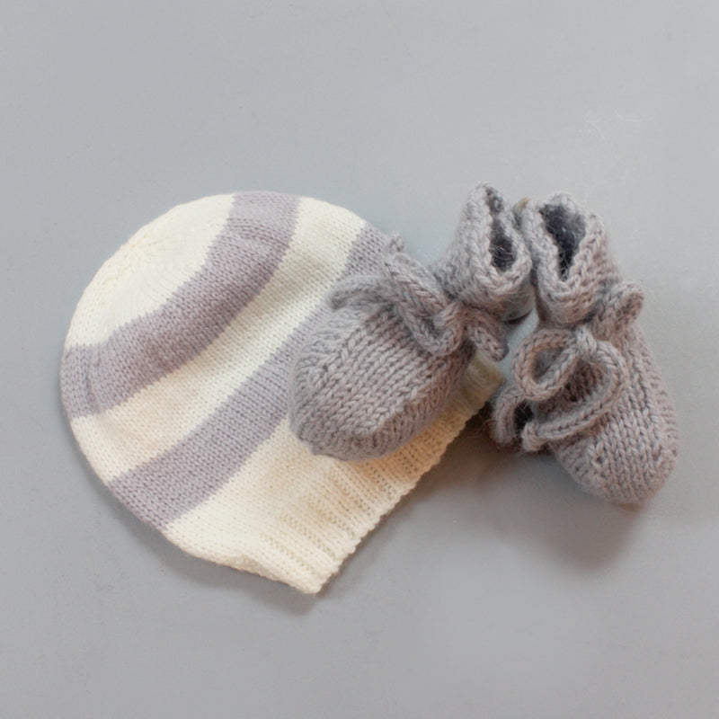 Amelia & Grace Knitted Grey Set