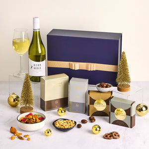 White Deluxe Christmas Hamper