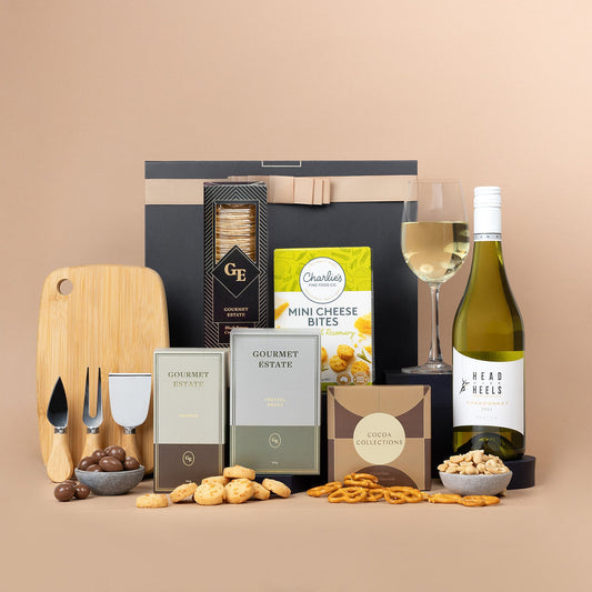 White Wine and Nibbles Hamper
