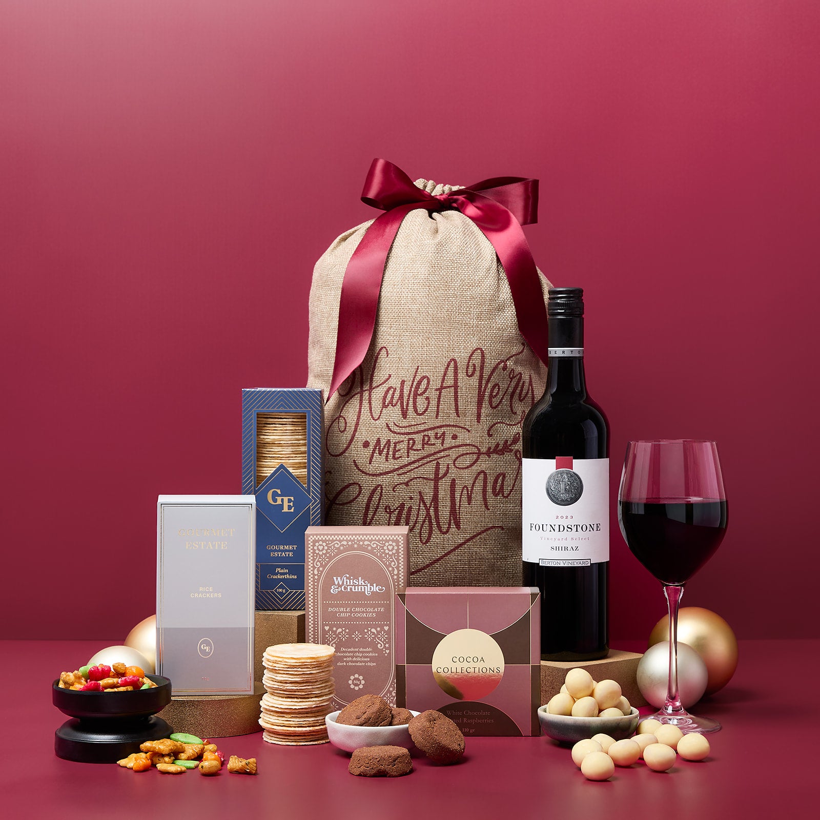 Red Gourmet Christmas Hamper