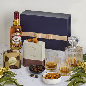 Chivas Scotch and Glassware Hamper