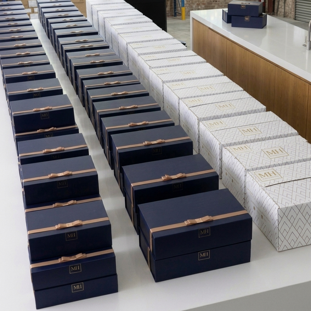 One order, packed and ready to go out