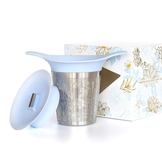 Monista Tea Co Tea Infuser in Sky Blue