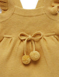 Load image into Gallery viewer, Purebaby Knitted Pinafore in Golden Melange
