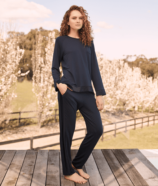 Gingerlily Alisha Lounge Set in Navy