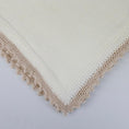 Load image into Gallery viewer, Sophie Super Soft Hand Knitted Baby Blanket - Cream/Camel
