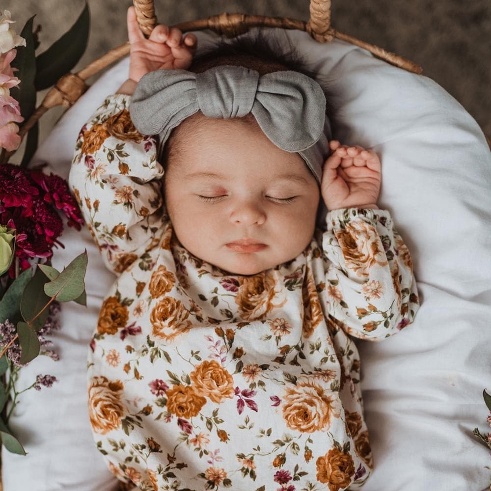 Snuggle Hunny Classic Grey Topknot