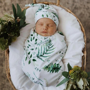 Snuggle Swaddle & Beanie Set in Enchanted