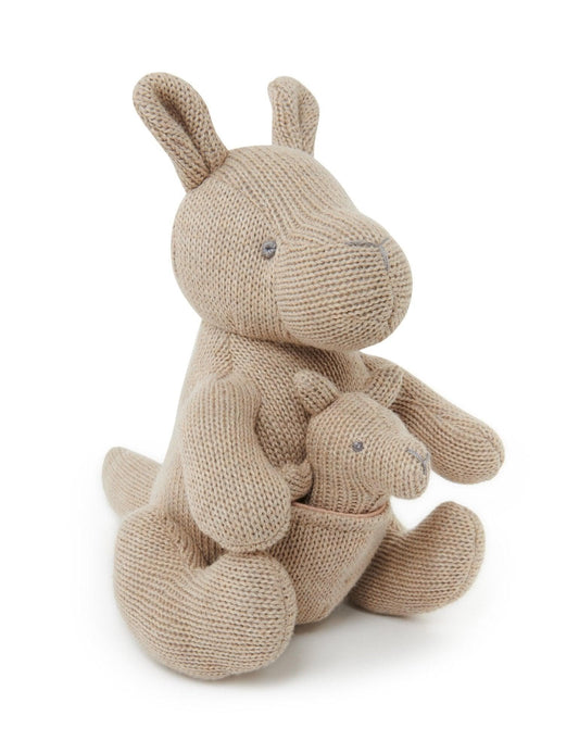 Purebaby Knitted Kangaroo Toy