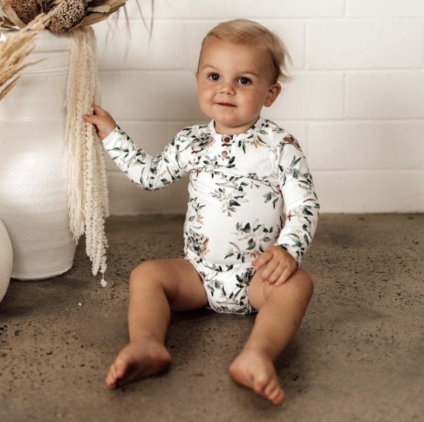 Snuggle Hunny Eucalypt Bodysuit