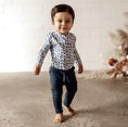 Load image into Gallery viewer, Snuggle Hunny Organic Navy Pant
